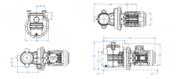 Насос для бассейна однофазный  EO 23-1 1,1 KW UWE