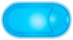 Композитная чаша для бассейна - Гурон Размер: 5,20x2,80х1,40